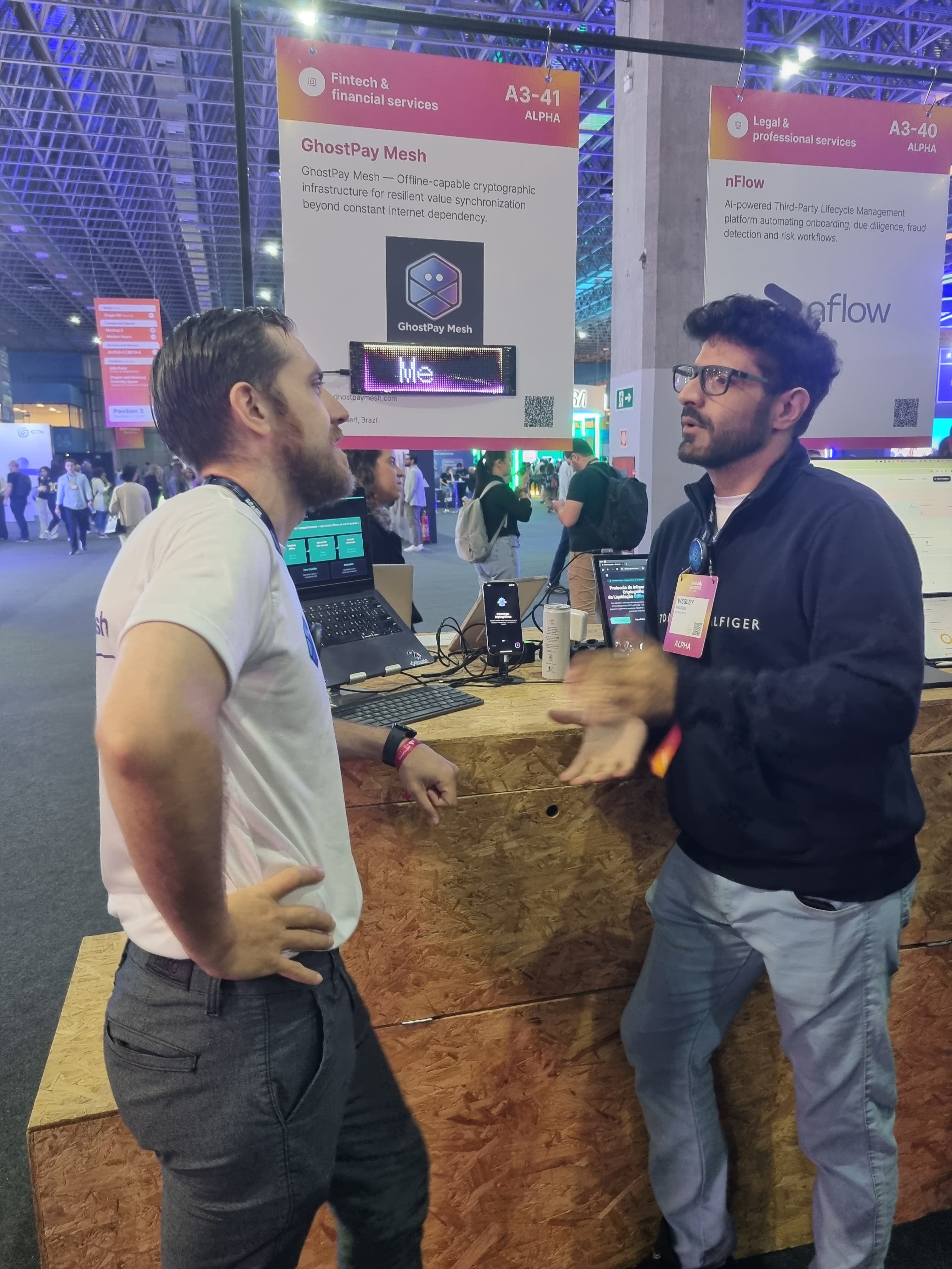 Diego and Wesley networking